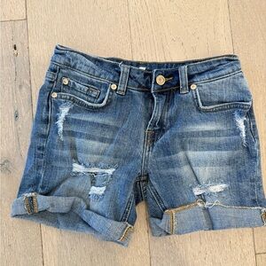 7 for all Mankind Girls Distressed Shorts